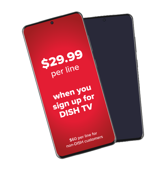 Multiple smartphones with Dish wireless service